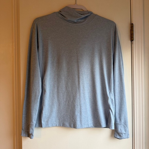 Athleta Tops - Athleta Uptempo Hoodie Sweatshirt Light Blue Long Sleeve Thumbholes XS TP